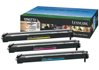 Lexmark C920, C91x 28K kleuren (CMY) photodev. kit - Zwart