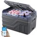 VEVOR NLS35, 12 Volt Auto Koelkast Koelkast, 25 liter (26.4qt) Dual Zone Draagbare Vriezer, -4 °F -46 °F Verstelbaar bereik, 12/24V DC en 100-240V AC Compressor Koeler voor Buiten, Camping, RV, Grijs