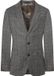 Hackett 130s Pow Blazer Gris Laine À Carreaux Manches Longues Col à Revers Coupe Droite Hommes 42