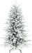 HOMCOM Kunstkerstboom 150 cm met sneeuw, groen+wit