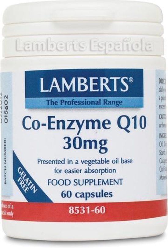 Lamberts Co-Enzym Q10 - 30 mg - 60 Capsules