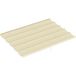 Housse de remplacement pour pergola 3x4 m, tissu Polyester crème, abri de jardin