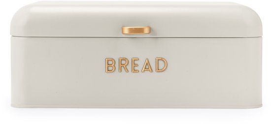 Salter Pebble Broodtrommel - Beige - Staal - Rechthoek