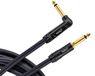 ORTEGA MUTEplug instrumentkabel 1/4" recht/schuin - zwart pvc 3m/0, 75q OTCI-10