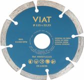 Viat Snijschijf Viat 0711115 Metselwerk/werken Droog Ø 115 x 2 x 22,2 mm