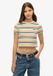 Superdry Vintage Stripe Crop T-shirt Korte Mouwen Vrouw Oatmeal/Orange Stripe XS