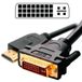 KALEA-INFORMATIQUE DVI Male naar HDMI Male kabel 1,8M