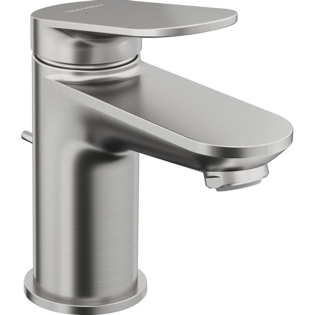 Duravit Wave Wastafelmengkraan - S-Size - RVS Geborsteld