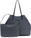 GUESS G Wave II Travel 2 In 1 Trolley Tote Blue Logo blauw