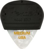 Fender 351 Mojo Grip Picks Celluloid White Moto Medium - Plectrum set