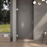 FortiFura Galeria Douchedeur - 80x200cm - Mat glas - Chroom