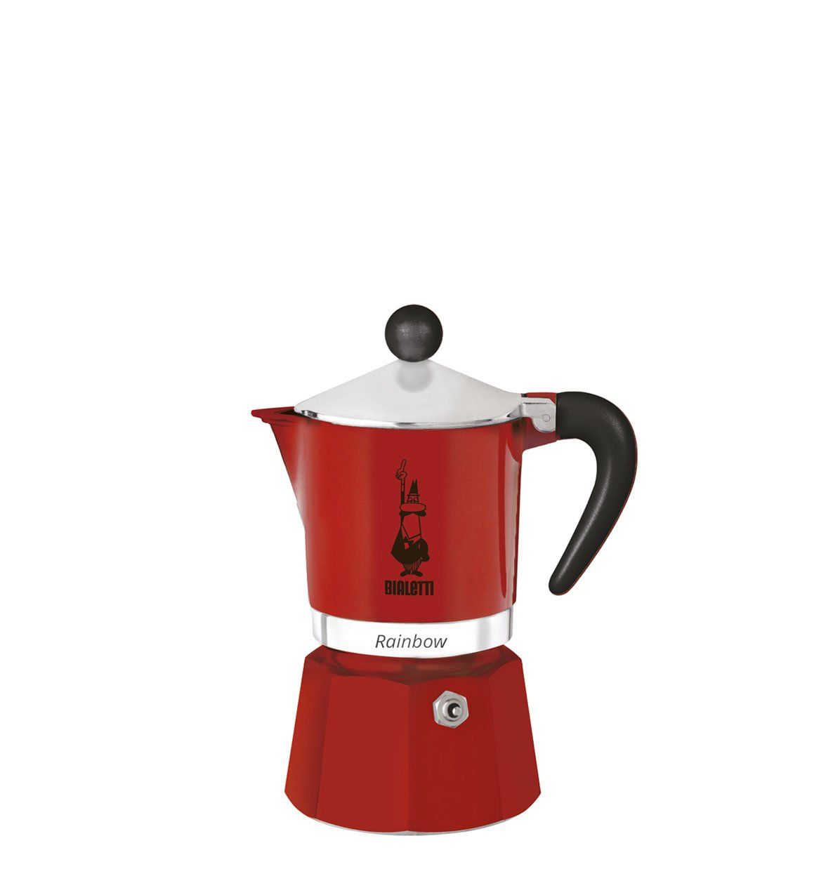 Bialetti Rainbow Espressokocher - Rood - 0.06 l