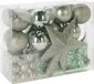 Christmas Decoration Koopman International Christmas Decorations kerstballen - set - 54x - mint groen - kunststof - 5 cm diameter