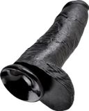 King Koning Cock 12 inch Balls Black