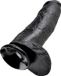 King Koning Cock 12 inch Balls Black