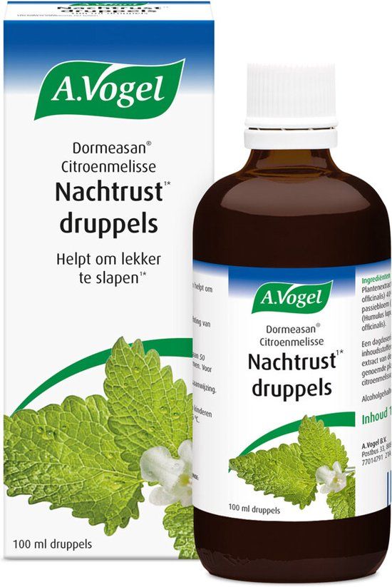 A.Vogel Dormeasan Citroenmelisse Nachtrust Druppels - 100 ml
