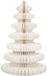Mica Decorations Papieren Kerstboom - Opvouwbare Kunstkerstboom - H152 x Ø104 cm - Kerst Decoratie - FSC 100% - Wit