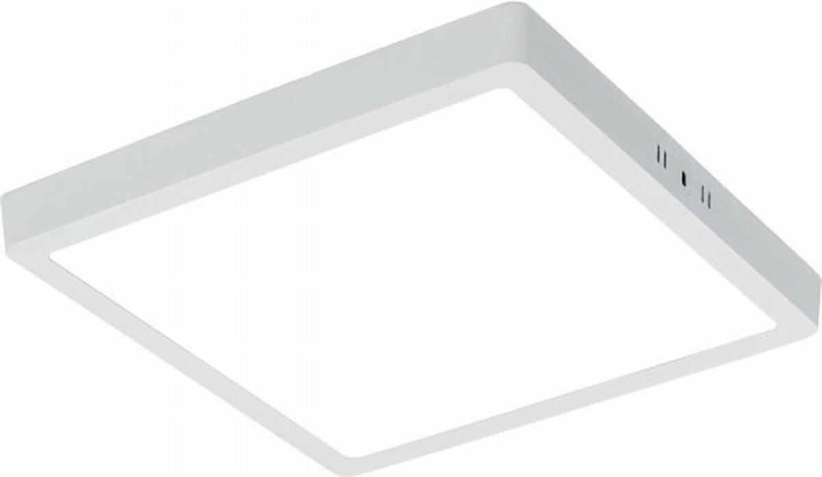 Vintag Aluminium Plafonniere - Vierkant - LED - 18W - 205 X 205 X 28 MM - Warm wit (2700K) - 220 - 240 V -