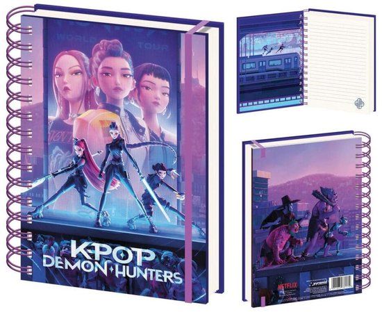 K-Pop Demon Hunters A5 Wiro Notebook