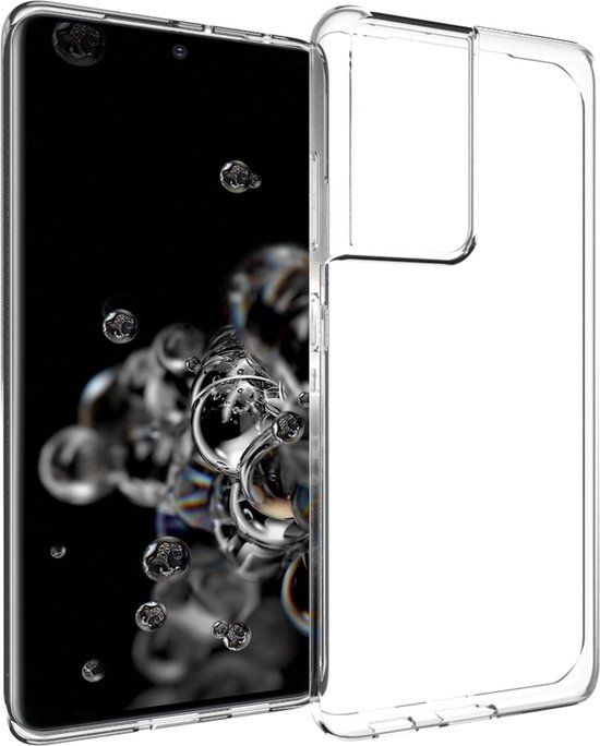 Accezz Backcover voor Samsung Galaxy S21 Ultra - Transparant