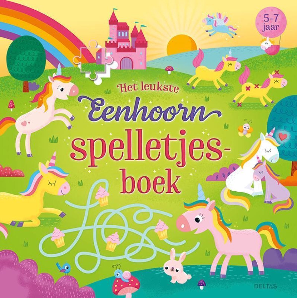 Deltas Het leukste eenhoorn spelletjesboek (5-7 j.)