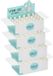 PartyDeco Bruiloft mini bellenblaas - bruidstaart - wit - 96x stuks