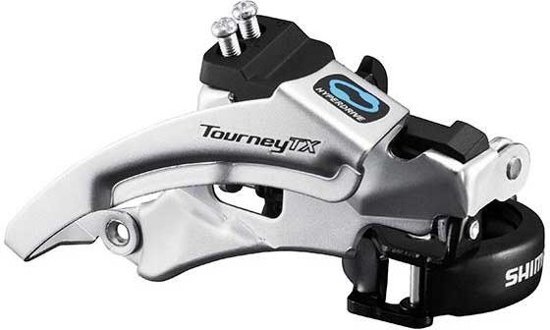 Shimano Voorderailleur Tourney Tx800 8s Triple Ts Dp Zilver