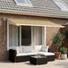 Maison Exclusive - Toile de remplacement pour parasol, vert et jaune, 600 x 350 cm, polyester