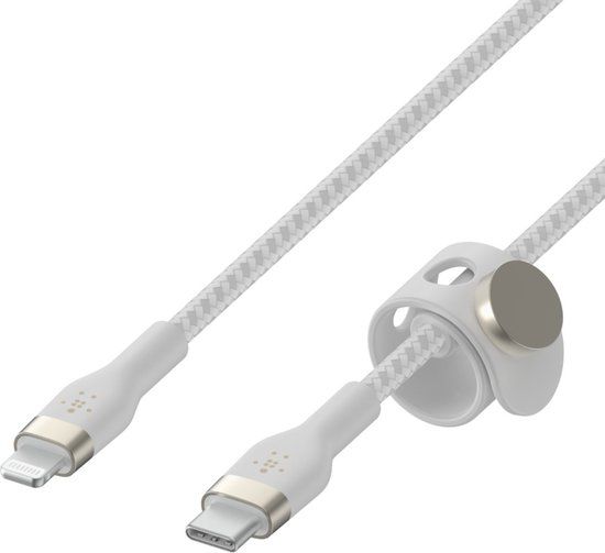 Belkin BOOST CHARGE USB-C naar Lightning Kabel - 2m - Wit