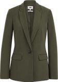 WE Fashion Dames nauwsluitende blazer - Marly - Army green - Maat 42