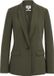 WE Fashion Dames nauwsluitende blazer - Marly - Army green - Maat 42