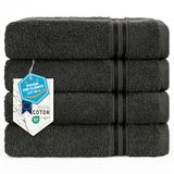 Hammetex Handdoeken 4-delige Set 50x100 cm, 100% Katoen Badstof