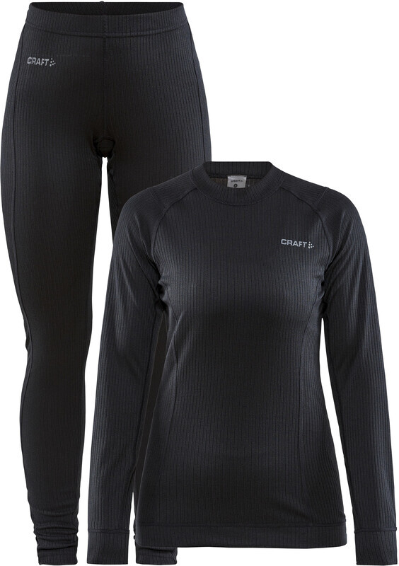 Craft Core Dry Baselayer Set Dames, black M 2020 Functioneel ondergoed sets