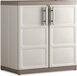 Keter Excellence XL Opbergkast laag - 2 planken - 54x89x93cm - Beige/Taupe