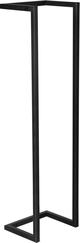 Differnz Handdoekdrager - 95 x 25 x 20 cm - Mat Zwart