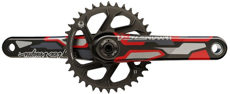 Truvativ Desc Eagle DH CoLab Troy Lee Designs Crankset - 36T - Black