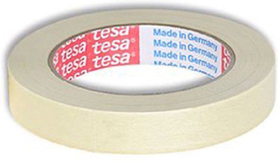 tesa STANDARD 04323-00040-00 Schilderstape - 50 m x 19 mm - Beige