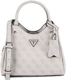 GUESS Handtas Meridian II Girlfriend Carryall Bone Logo wit