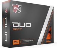 Wilson Staff DUO Soft Golfballen 2023 - Oranje - 12 Stuks