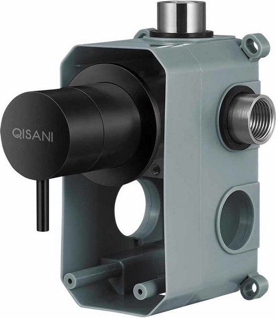 Qisani Flow 2-weg omstel Zwart Gecoat