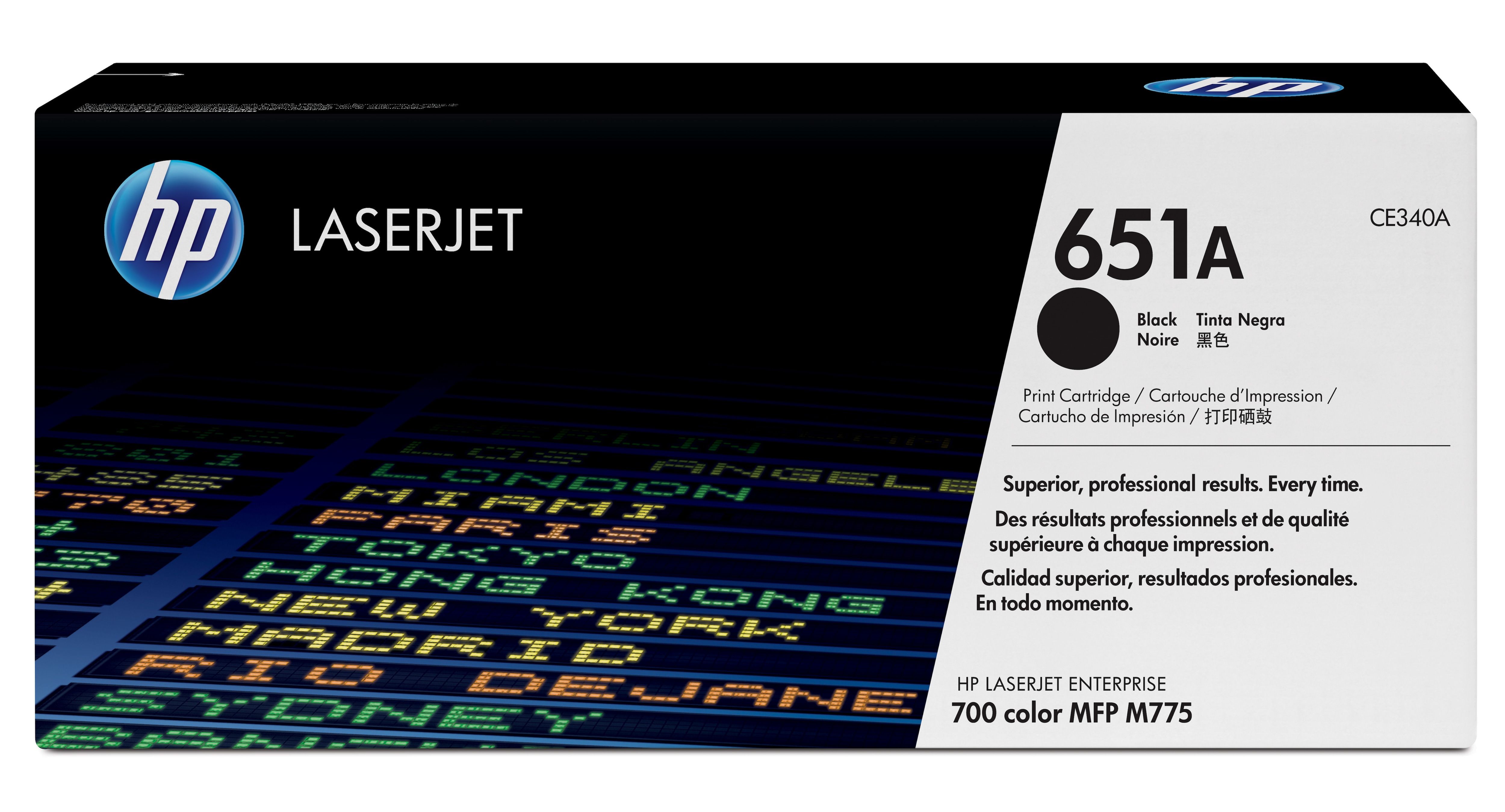 HP 651A Zwarte Toner Cartridge - 13.500 Pagina's - Origineel
