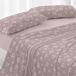 Burrito Blanco Velvelina®-beddenlaken, 90 cm breed bed (+ beschikbare maten), design 006, kleur oudroze (90 x 190/200 cm)