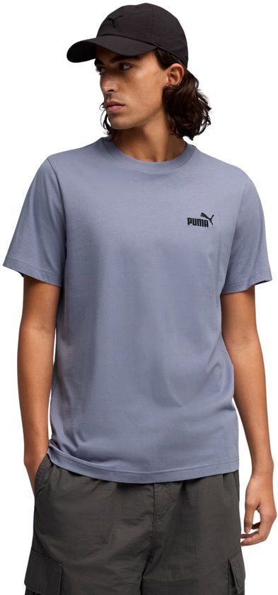 Puma T-shirt Heren ESS Small No.1 Logo Tee Paars - Maat S