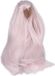 ZenithVibe Perruque de poupée droite, 8 à 9 pouces pour poupées BJD et SD, disponible en noir, doré clair et rose