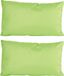 Anna's Collection 4x Coussin Vert 30 x 50 cm - Intérieur & Extérieur