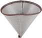 Dailygoods Filtre à café réutilisable - Filtre à café conique - Acier inoxydable - Maille fine - Sans papier - Facile à nettoyer - Dripper à café
