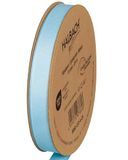 Halbach Seidenbänder Premium ripslint, breedte: 13 mm lengte: 25 m, duurzaam cadeaulint van gerecycled polyester, ideaal als lint, kleur: lichtblauw