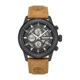 Timberland ILG of Switzerland AG Chronograaf Hampton Harbour Heren Polshorloge - Leer - Bruin/Zwart - 46mm