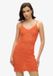 Superdry Gehaakte Cami Mini-jurk Dames Hot Coral