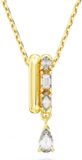 Swarovski Dextera Ketting Goudkleurig Metaal Transparant Kristal